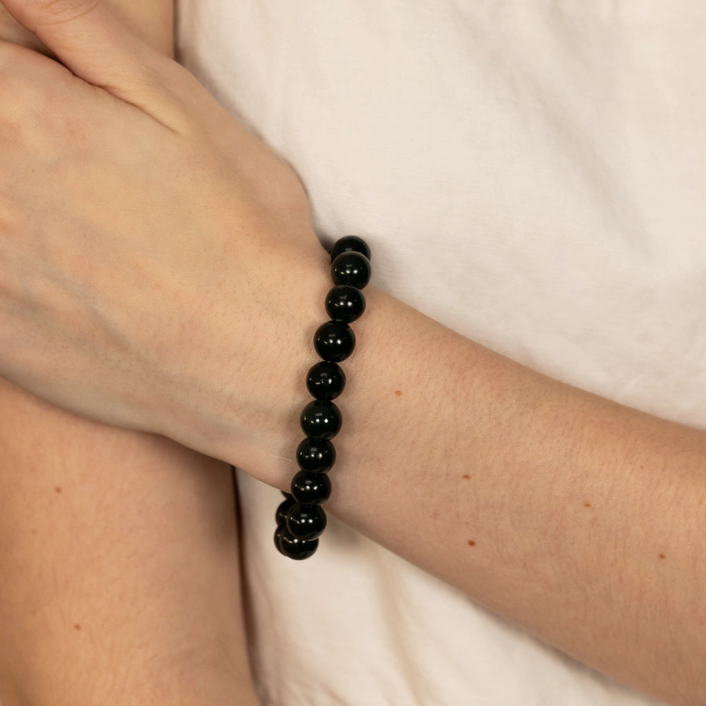 10mm Ball Jade Bracelet