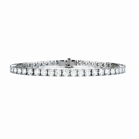 18ct white gold Temptation diamond tennis bracelet