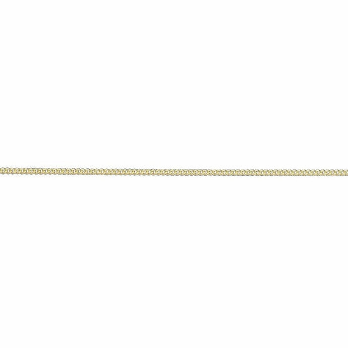 18ct Yellow Gold 18" Curb Link Necklace