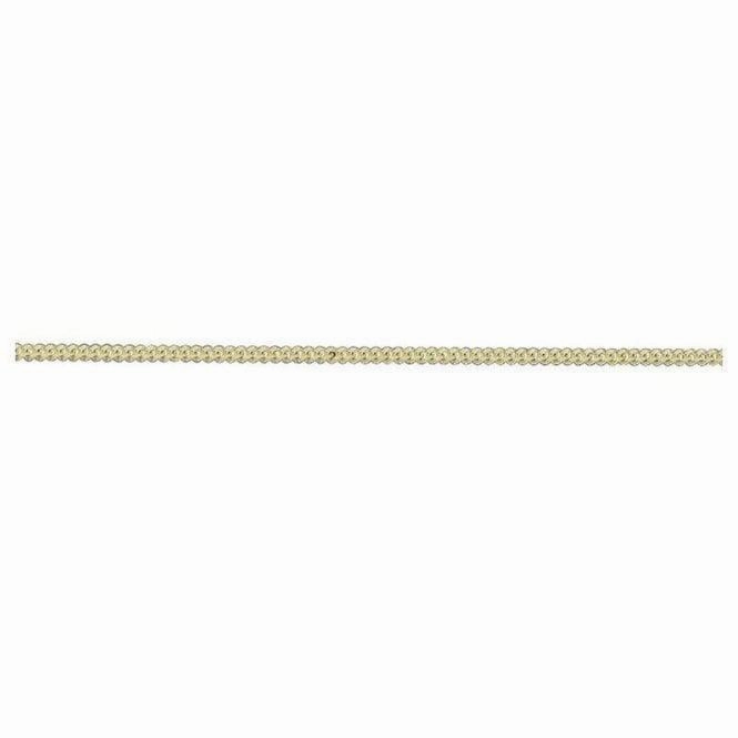 18ct Yellow Gold 18" Curb Link Necklace