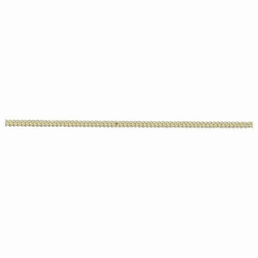 18ct yellow gold 22" Curb link Necklace