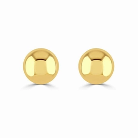 18ct Yellow Gold 7mm-Ball Stud
