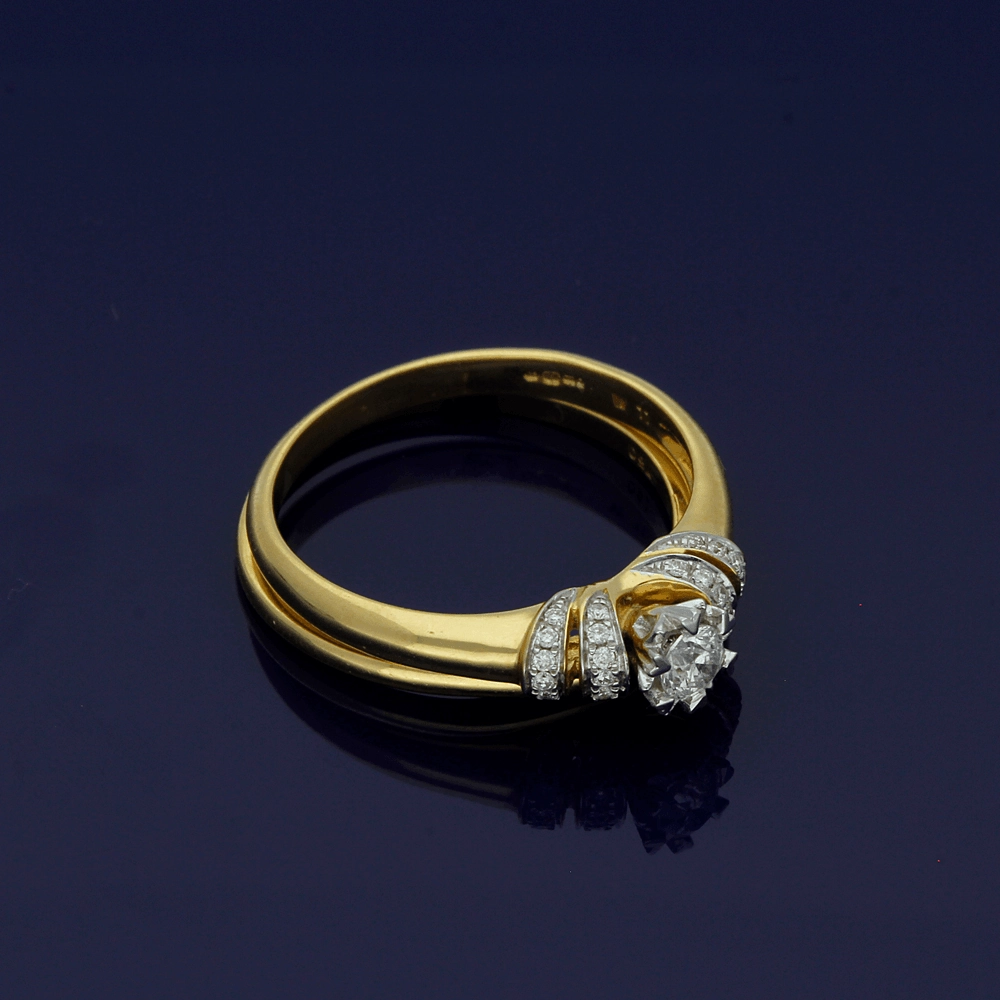 18ct Yellow Gold Diamond Bridal Set