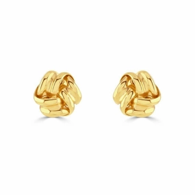 18ct Yellow Gold Sml Ribbon Knot Stud