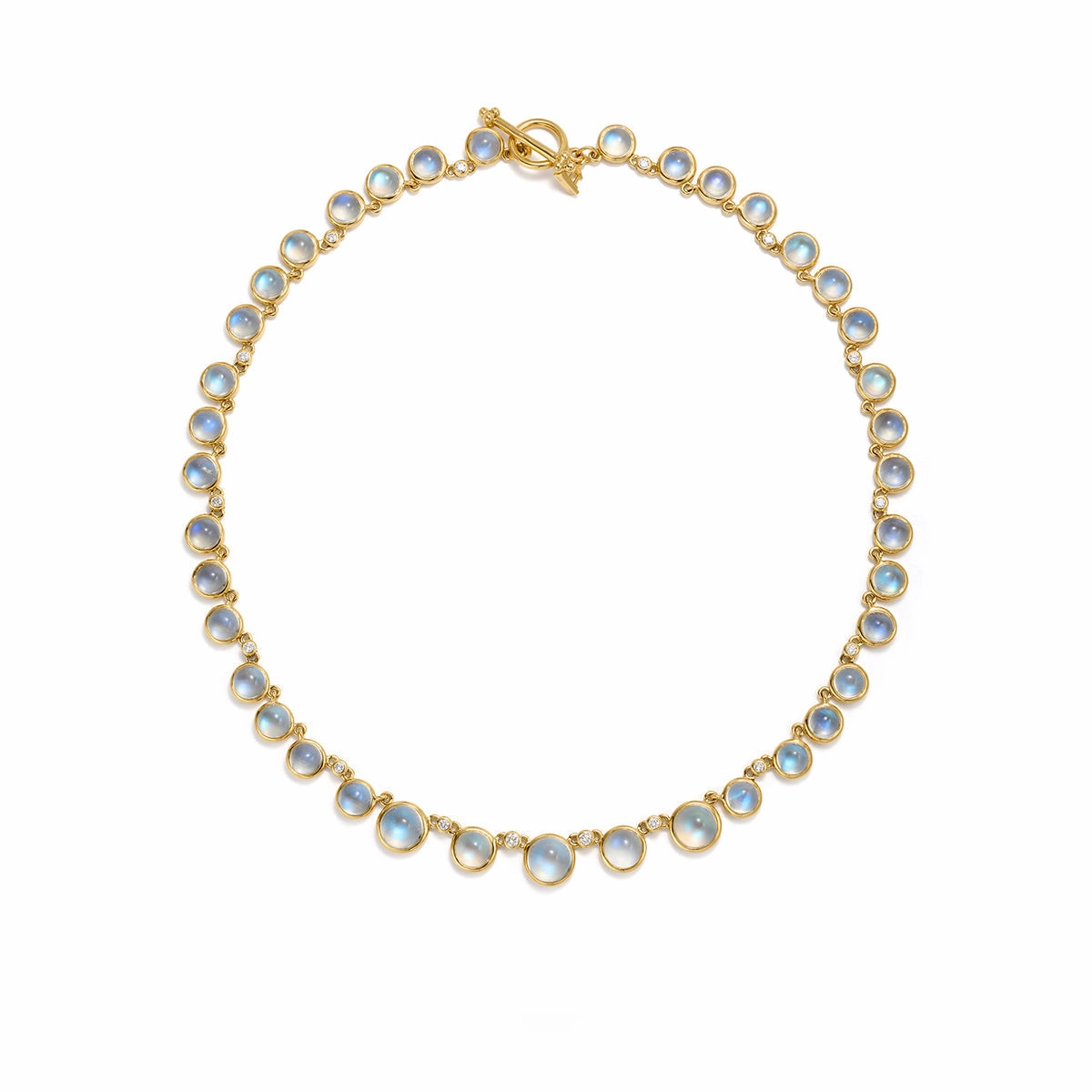 18K Blue Moon Necklace