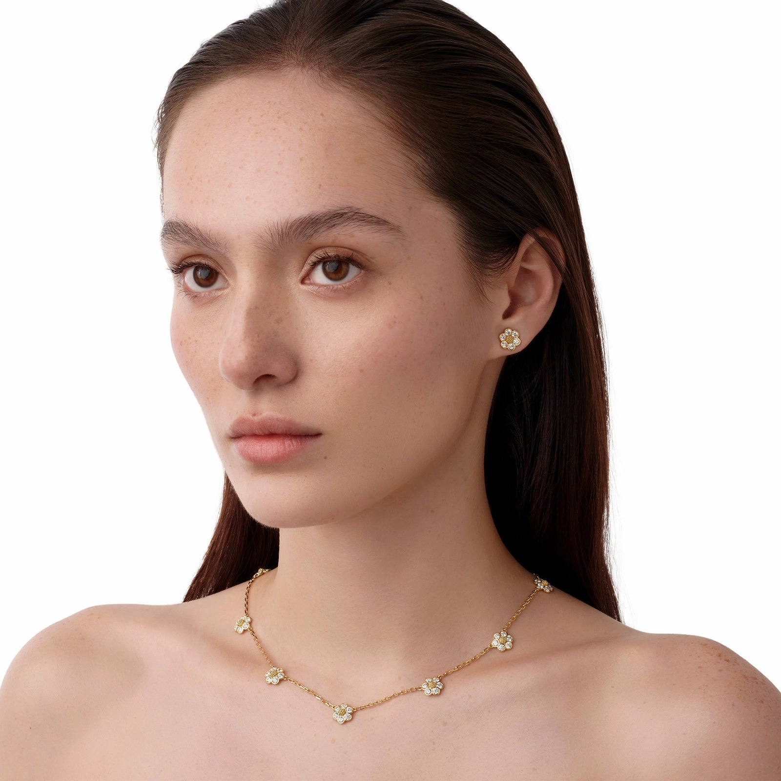 18K Diamond Fiori Necklace