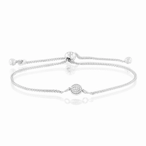 24 Diamonds Fancy Bracelet in Sterling Silver