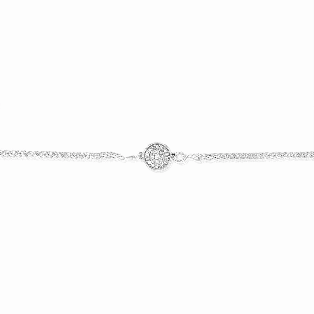 24 Diamonds Fancy Bracelet in Sterling Silver