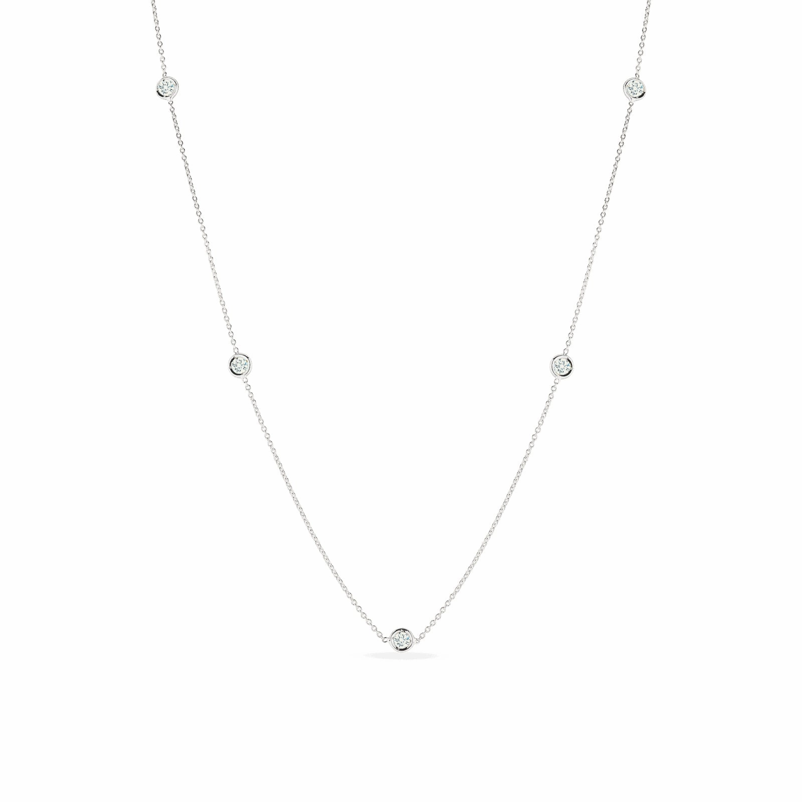 5-Station Diamond Necklace