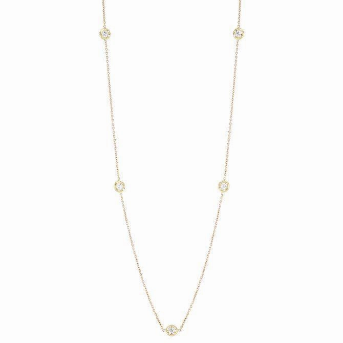 5-Station Diamond Necklace
