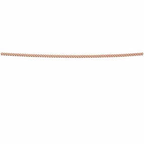 9ct Rose Gold 46cm Curb Link Chain