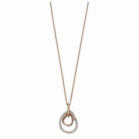 9ct Rose Gold Dia-Organic Shape-N.Ch