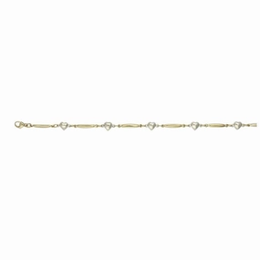 9ct Yellow and White Gold Savannah Link Blt
