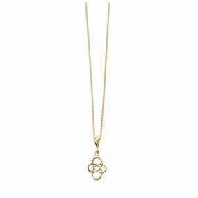 9ct Yellow Gold Celtic Motif Pendant