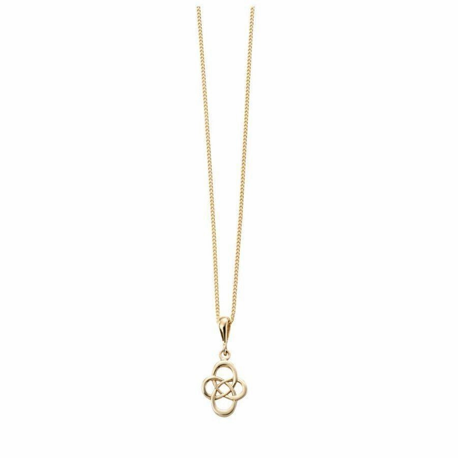 9ct Yellow Gold Celtic Motif Pendant