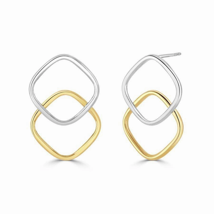 9ct Yellow Gold Double Ball Stud Earrings
