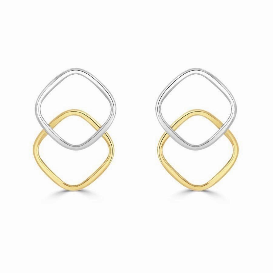 9ct Yellow Gold Double Ball Stud Earrings
