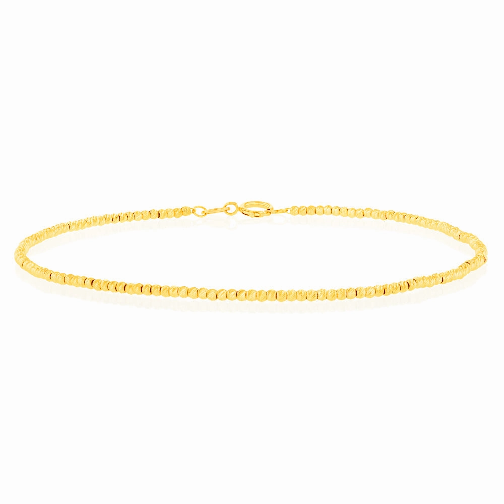 9ct Yellow Gold Fancy 19cm Bracelet