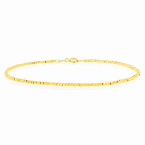 9ct Yellow Gold Fancy 19cm Bracelet