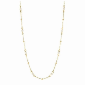 9ct Yellow Gold Freshwater Pearl Necklace