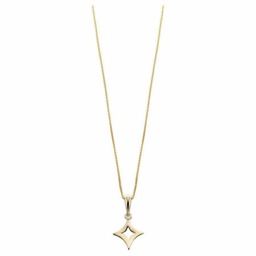 9ct Yellow Gold Star Pendant