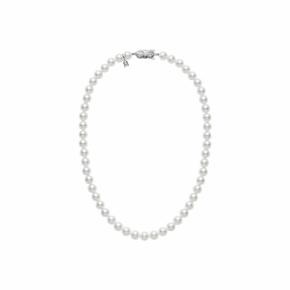 Akoya Cultured Pearl Everyday Essentials Princess Necklace (7-6.5mm A)