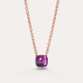 Amethyst Nudo Petit Necklace