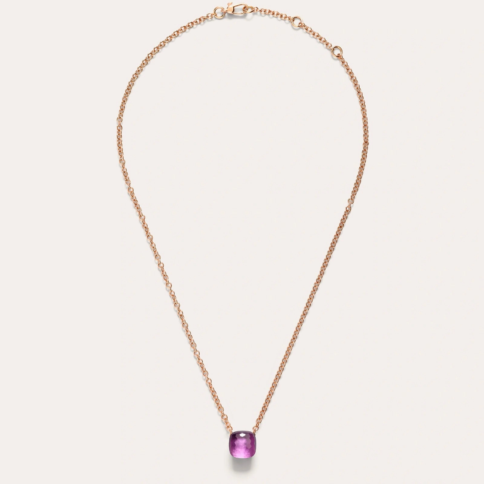 Amethyst Nudo Petit Necklace