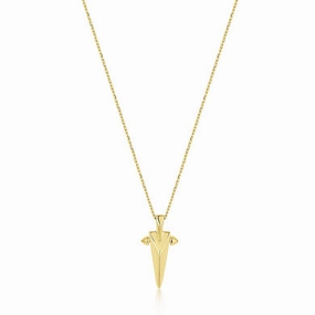 Ania Haie Gold Geometric Point Pendant Necklace