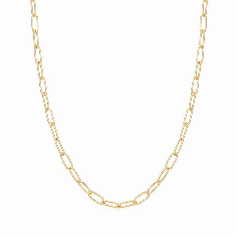 Ania Haie Gold Link Charm Chain Necklace