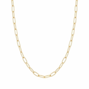 Ania Haie Gold Link Charm Chain Necklace