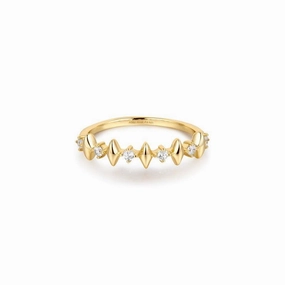 Ania Haie Gold Multi Sparkle Ring