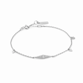 Ania Haie Silver Geometric Chain Bracelet