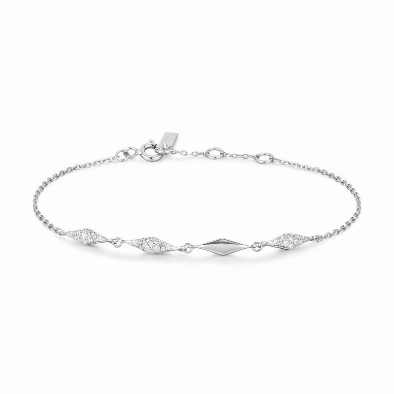 Ania Haie Silver Multi Sparkle Bracelet