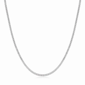 Ania Haie Silver Pave Necklace