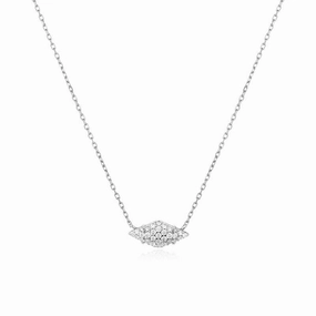 Ania Haie Silver Pave Sparkle Necklace
