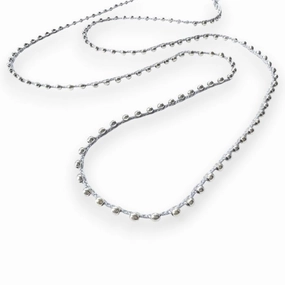 ANN LIGHTFOOT - BRAIDED INTERMITTENT 3MM BRASS STRAND NECKLACE