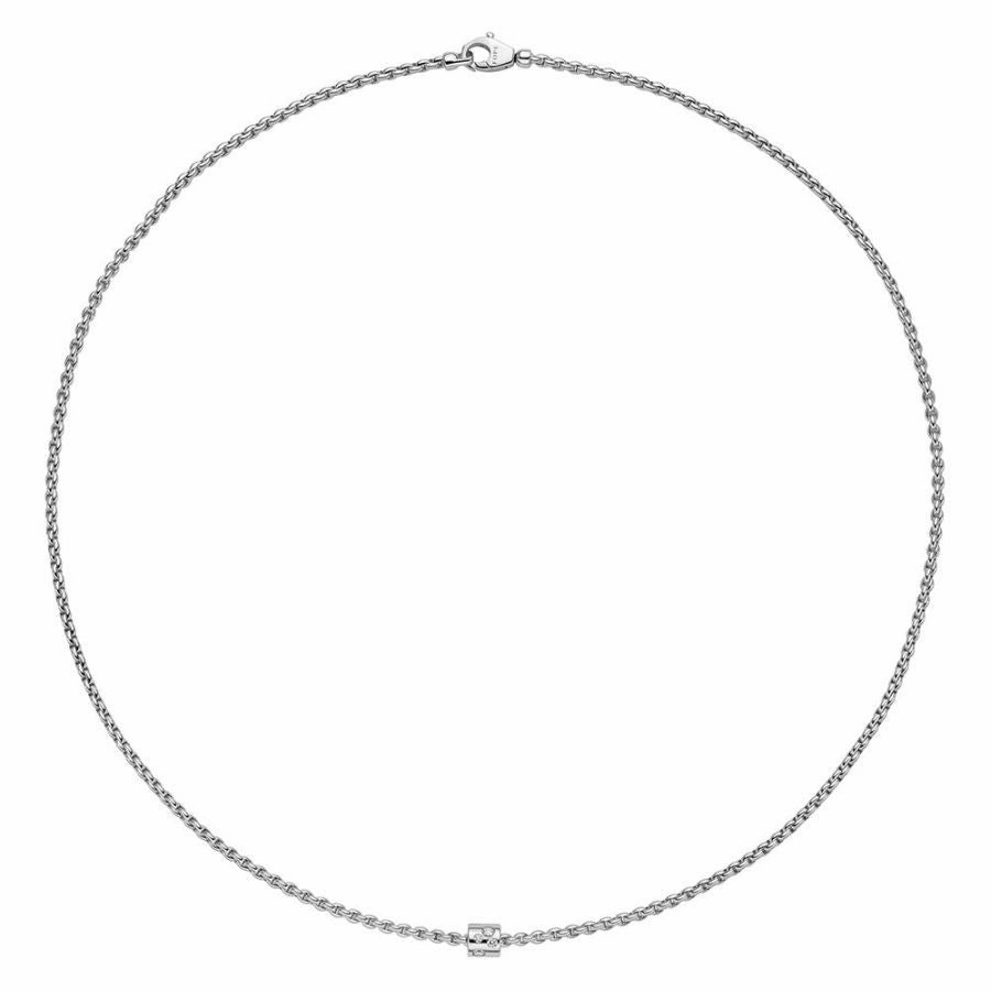 Aria Necklace - 18ct White gold