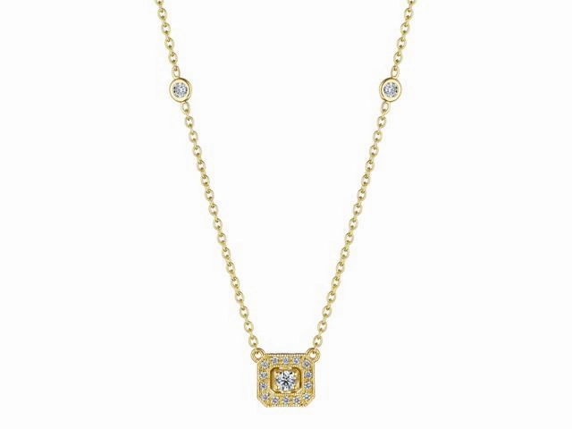 Art-Deco Diamond Necklace
