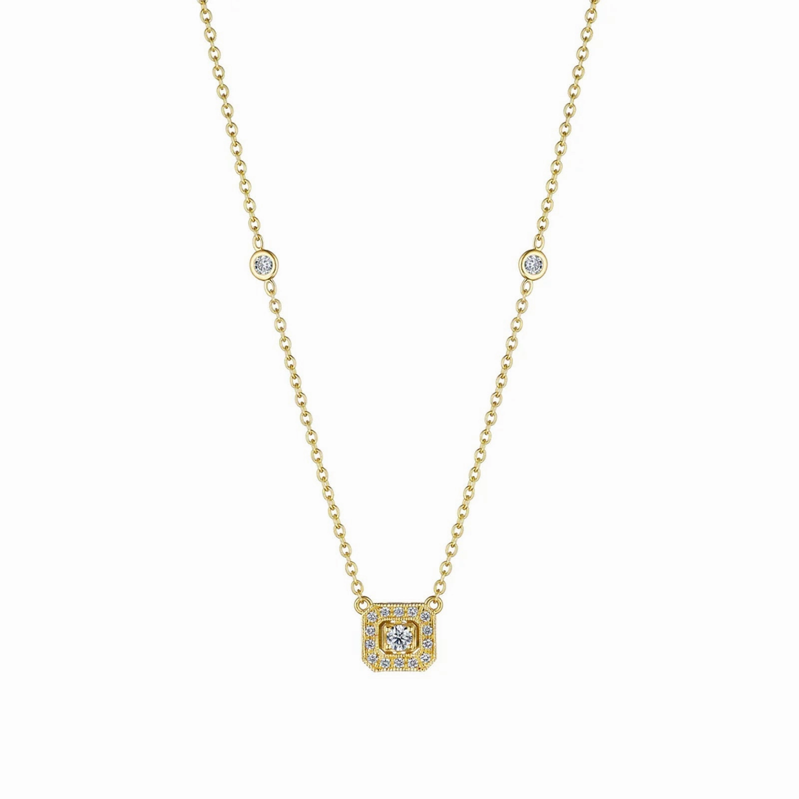 Art-Deco Diamond Necklace