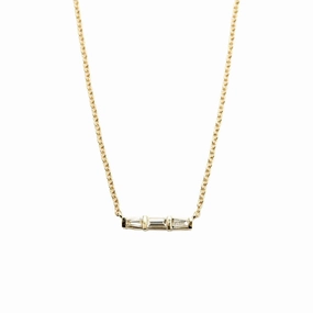 Baguette Diamond Pendant