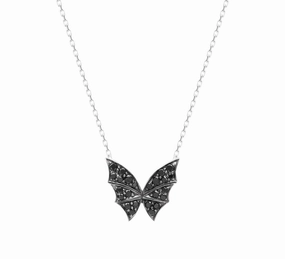 Black Diamond Fly by Night Pave Mini Necklace
