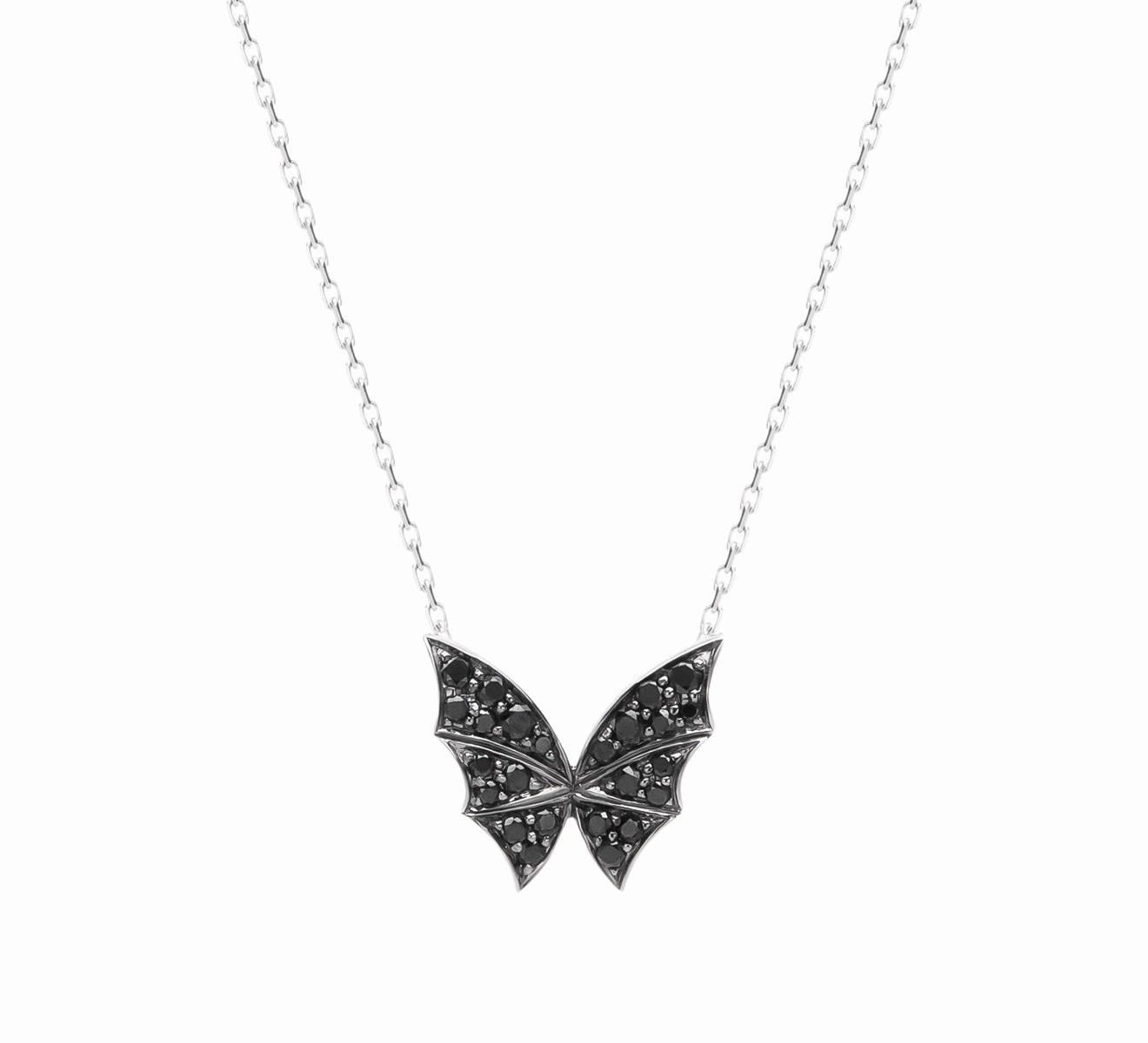Black Diamond Fly by Night Pave Mini Necklace