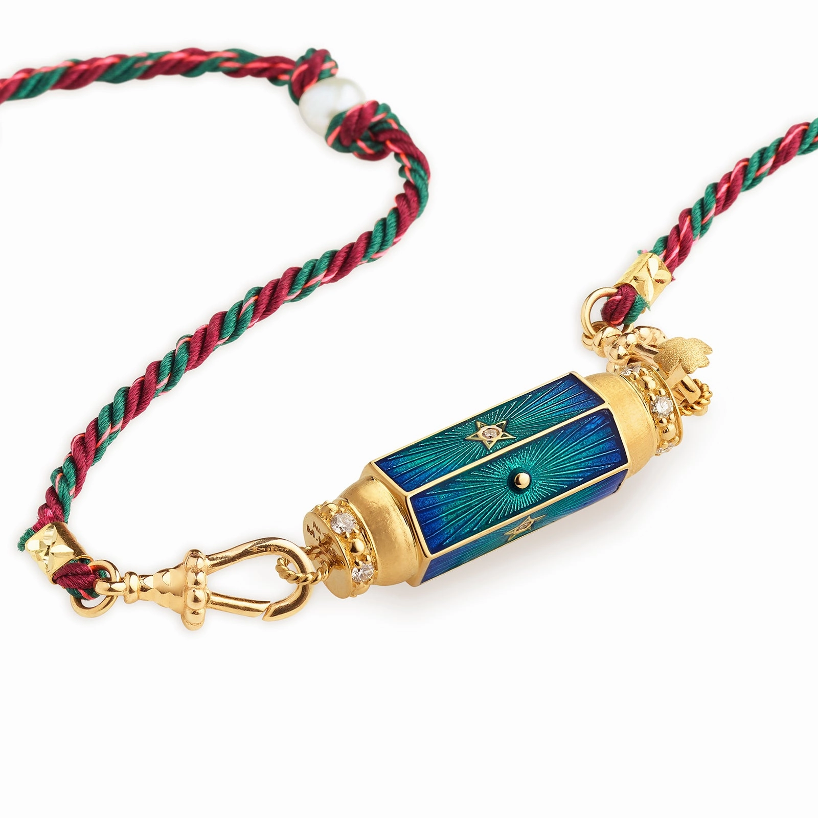 Blue Baby Locket Necklace