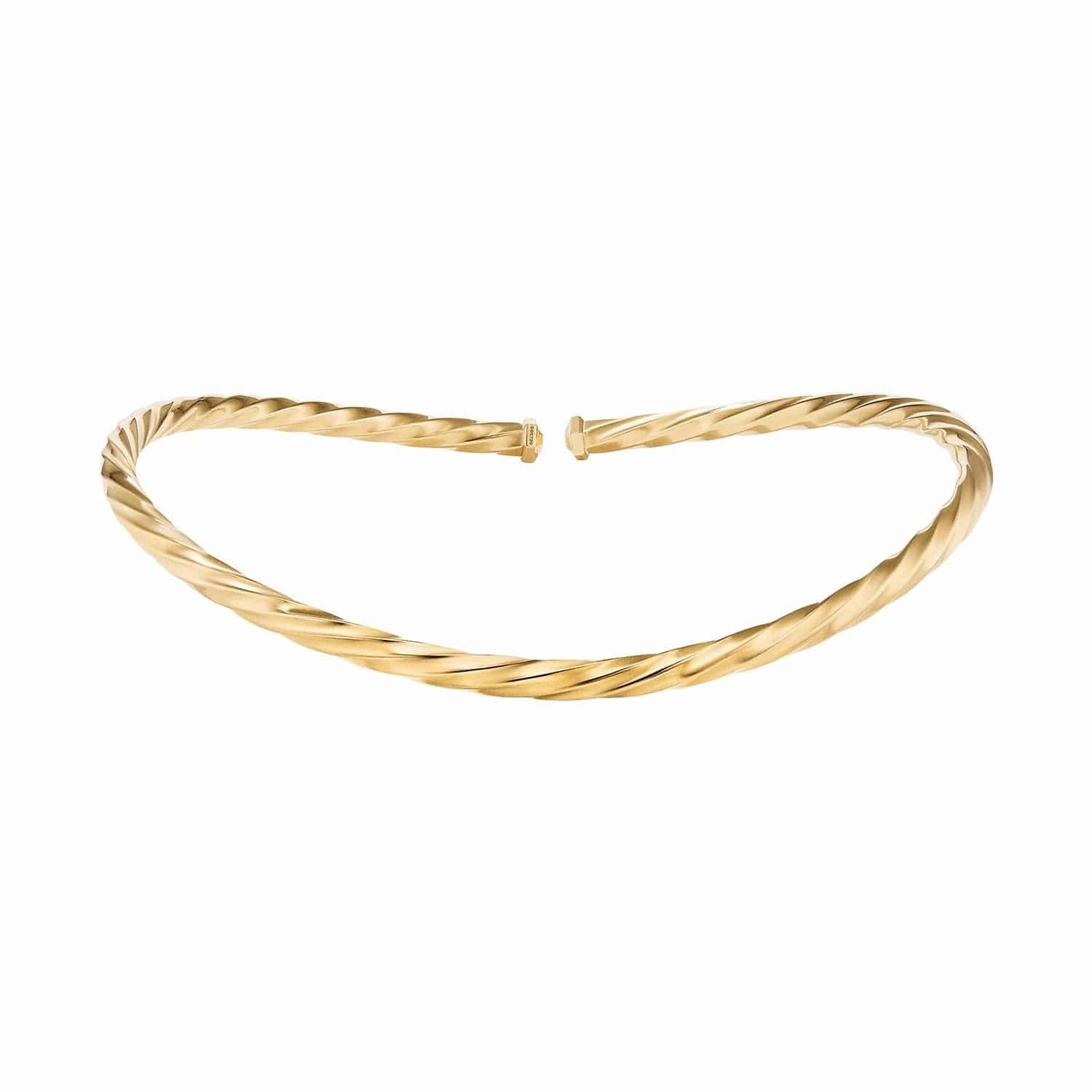 Cable Edge Collar Necklace
