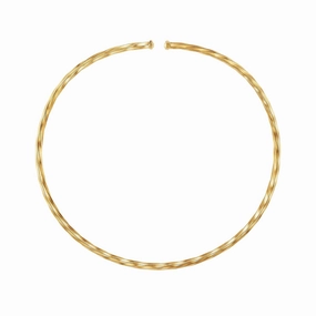 Cable Edge Collar Necklace