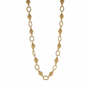 CAPUCINE DE WULF - BERRY AND BEAD CHAIN NECKLACE 24"
