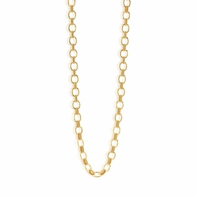 CAPUCINE DE WULF - CLEOPATRA SMALL LINK NECKLACE 32"