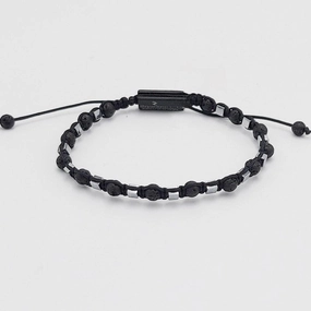 Chrysostomos Handmade Bracelet with Black Cord