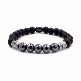Chrysostomos Handmade Bracelet with Onyx